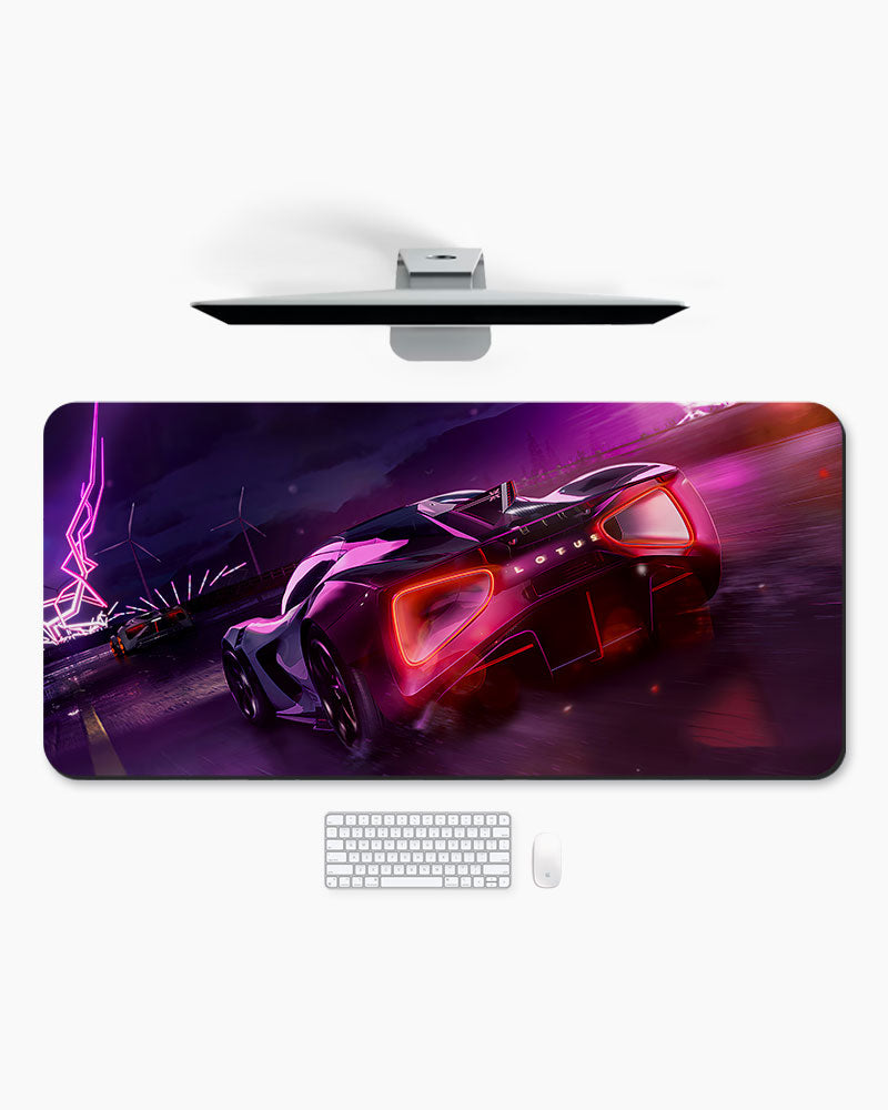 Neon Thunder Desk Mat