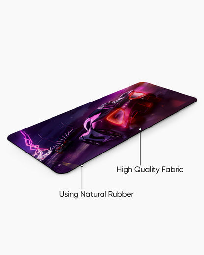 Neon Thunder Desk Mat
