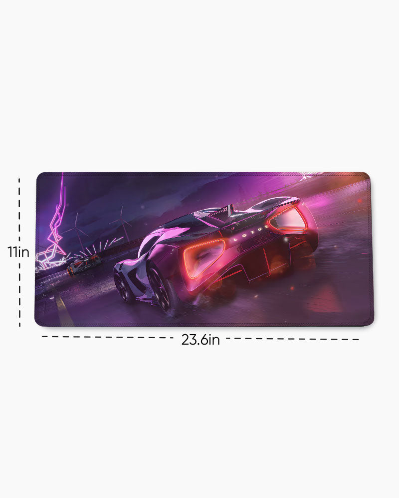 Neon Thunder Desk Mat