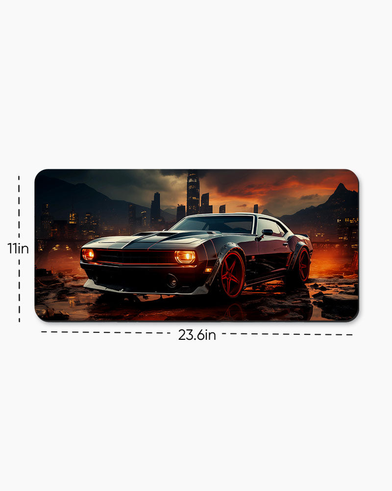Midnight Pursuit Desk Mat