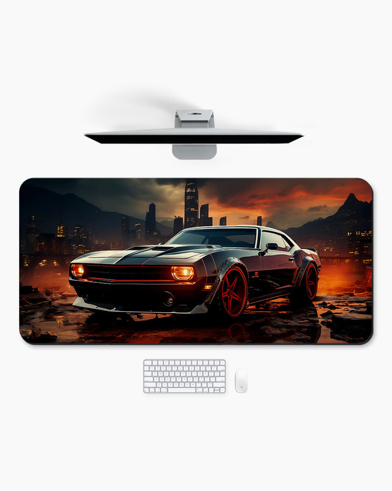 Midnight Pursuit Desk Mat
