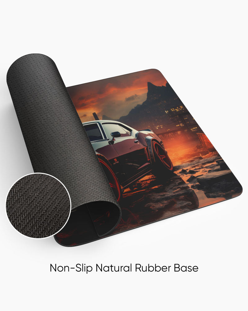 Midnight Pursuit Desk Mat
