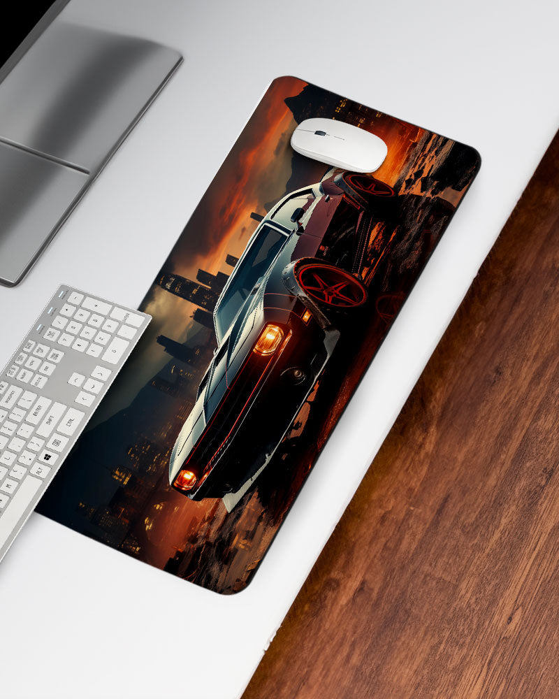 Midnight Pursuit Desk Mat
