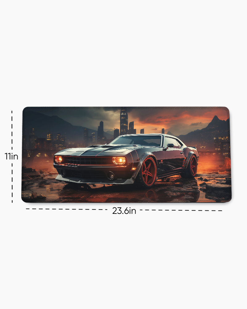 Midnight Pursuit Desk Mat