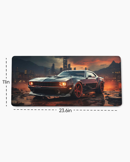 Midnight Pursuit Desk Mat