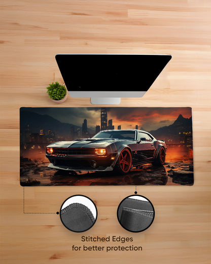 Midnight Pursuit Desk Mat