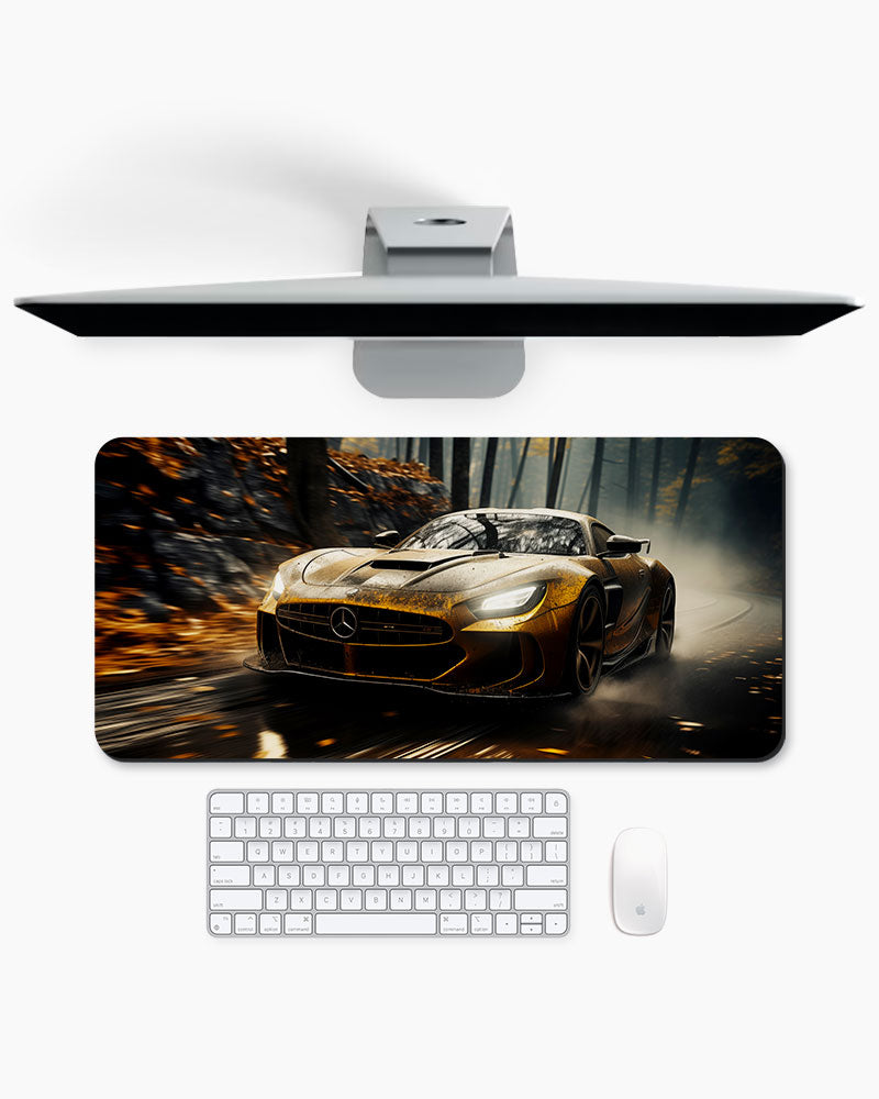 Golden Road Desk Mat