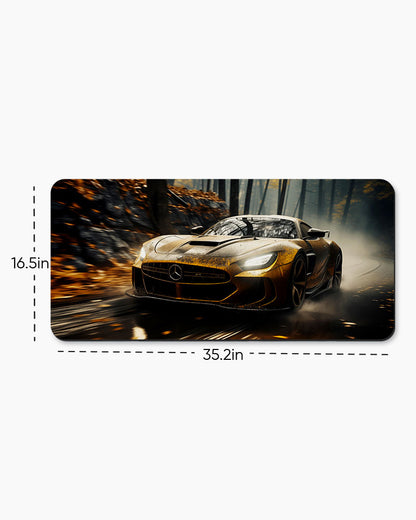 Golden Road Desk Mat