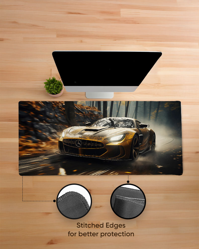 Golden Road Desk Mat