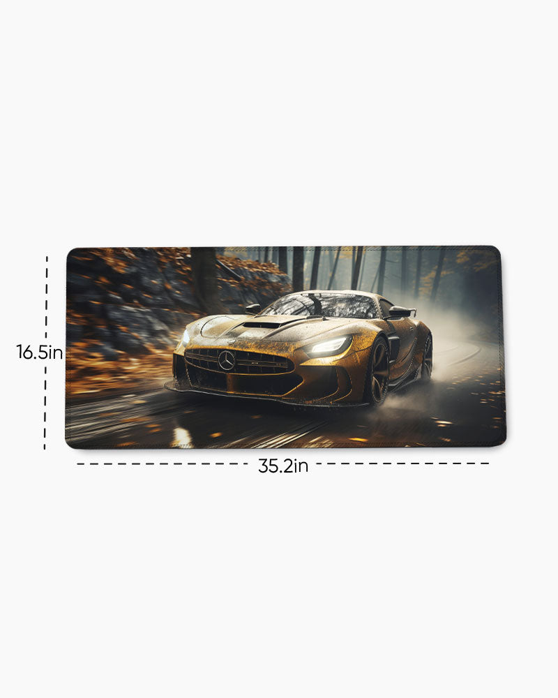 Golden Road Desk Mat