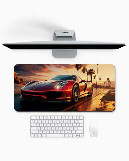 Sunset Cruise Desk Mat