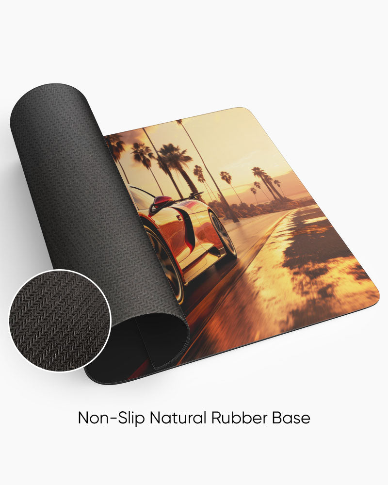 Sunset Cruise Desk Mat