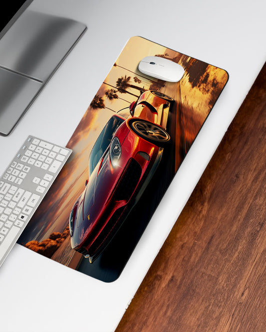 Sunset Cruise Desk Mat