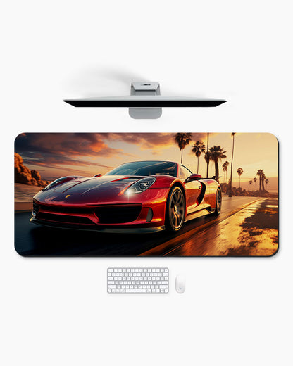 Sunset Cruise Desk Mat