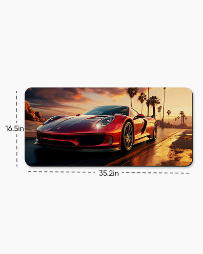 Sunset Cruise Desk Mat