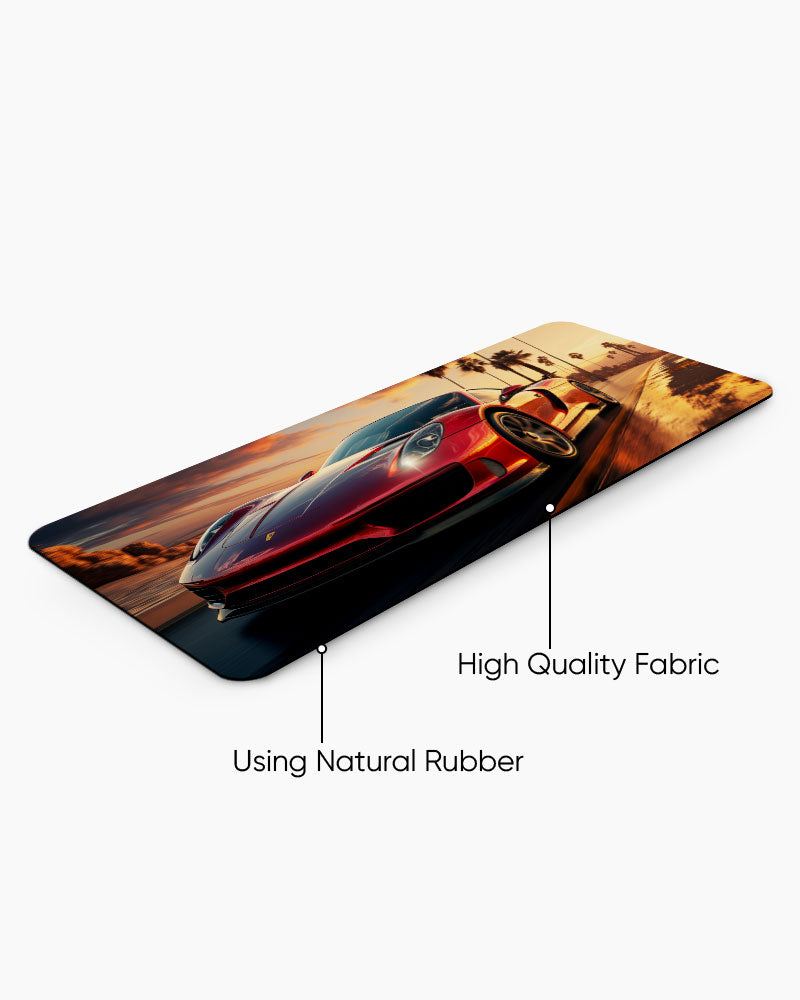 Sunset Cruise Desk Mat