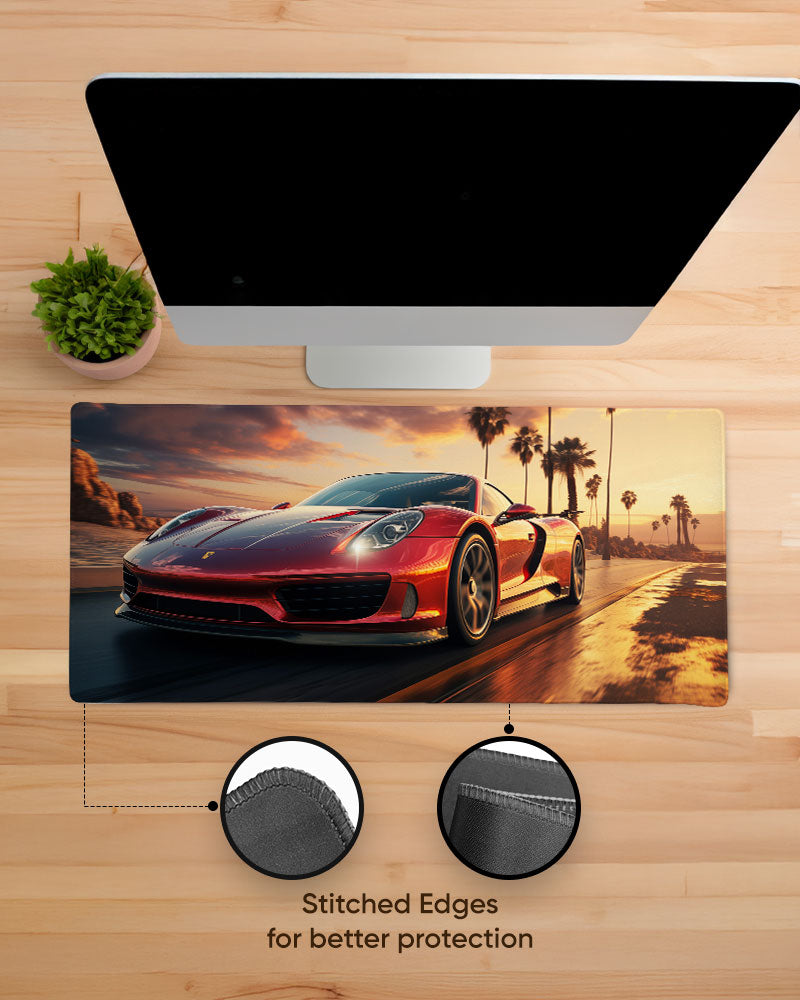 Sunset Cruise Desk Mat