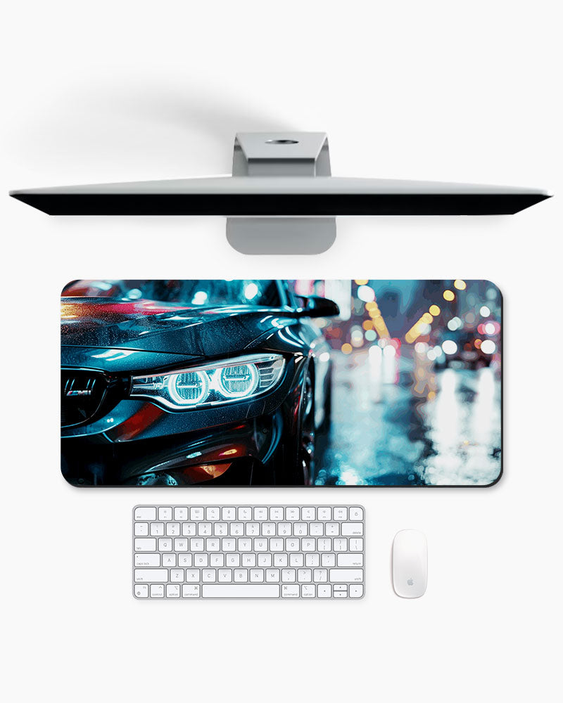 Urban Night Drive Desk Mat