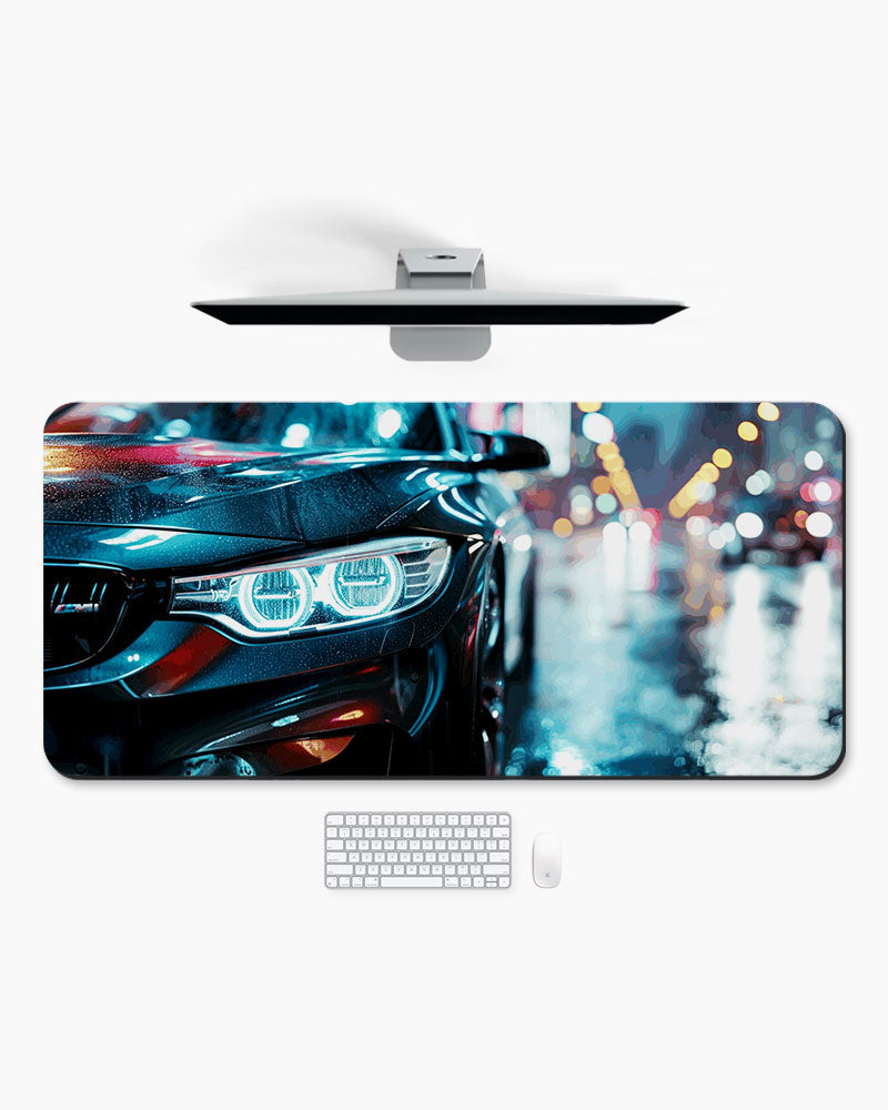 Urban Night Drive Desk Mat