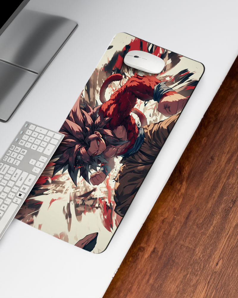 The Primal Saiyan's Fury Desk Mat