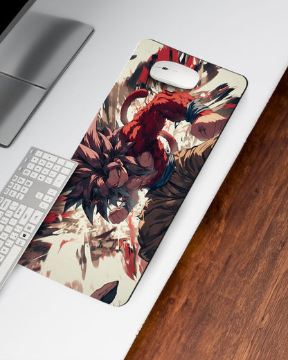 The Primal Saiyan's Fury Desk Mat