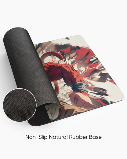 The Primal Saiyan's Fury Desk Mat