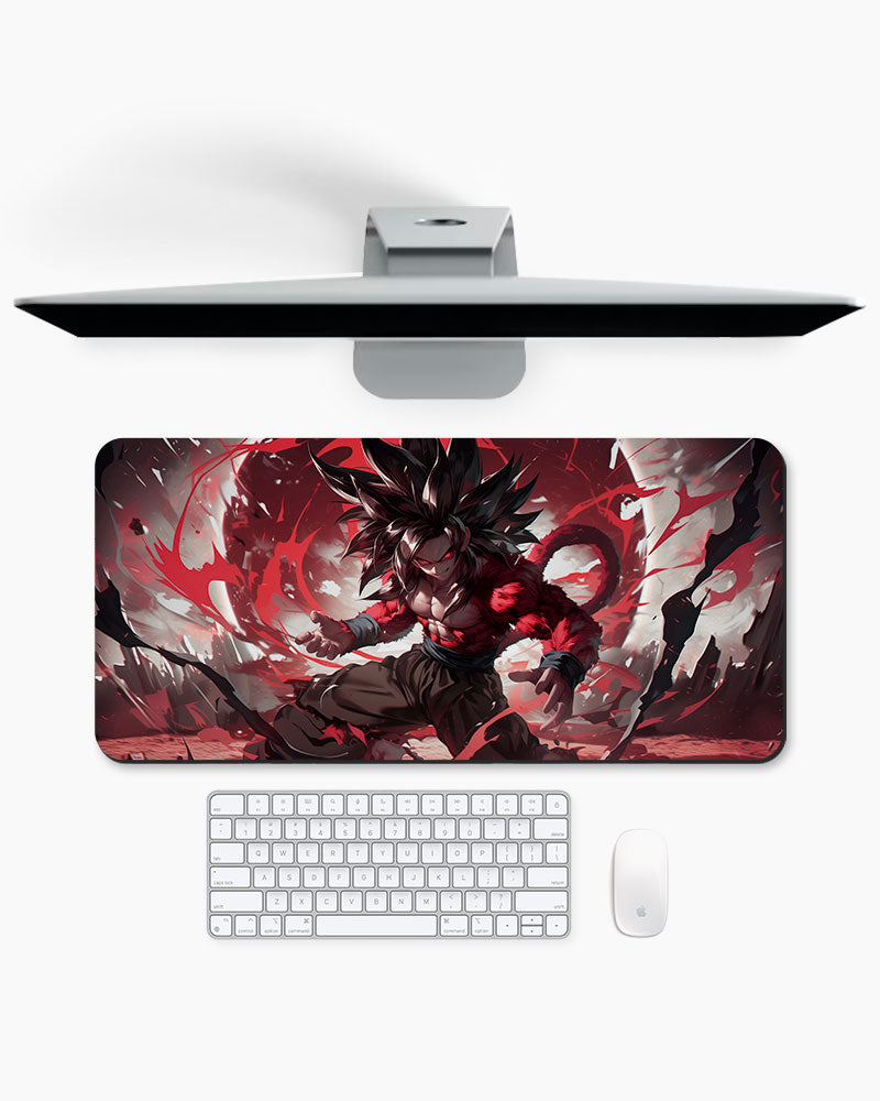 The Primal Saiyan's Menace Desk Mat