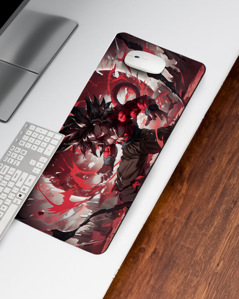 The Primal Saiyan's Menace Desk Mat