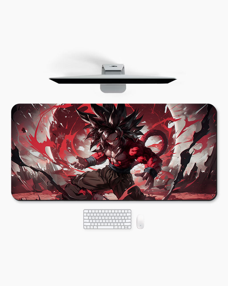 The Primal Saiyan's Menace Desk Mat