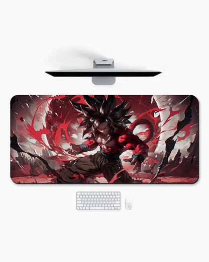 The Primal Saiyan's Menace Desk Mat