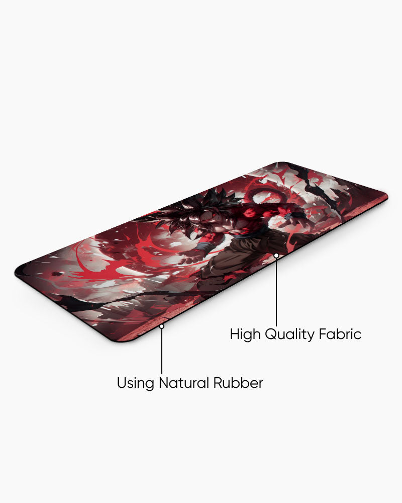 The Primal Saiyan's Menace Desk Mat