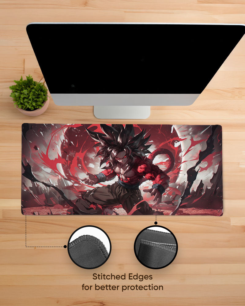 The Primal Saiyan's Menace Desk Mat