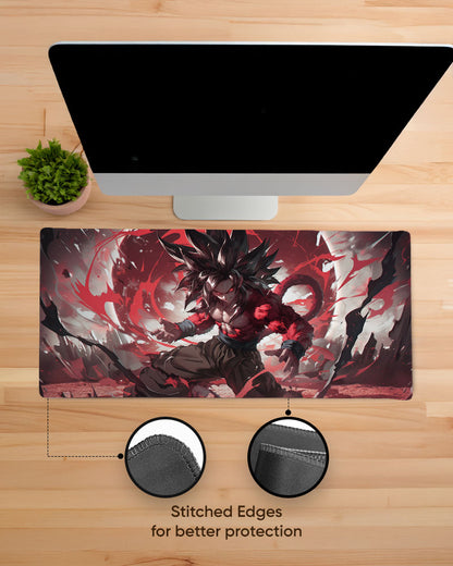 The Primal Saiyan's Menace Desk Mat