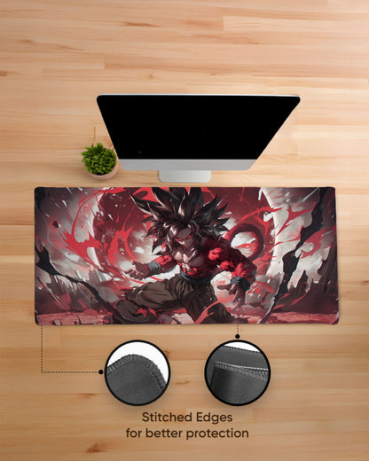 The Primal Saiyan's Menace Desk Mat