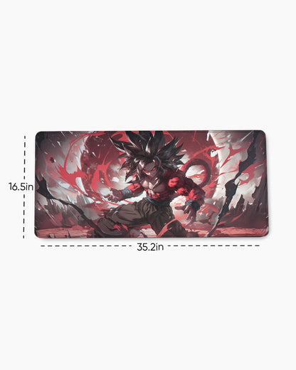 The Primal Saiyan's Menace Desk Mat