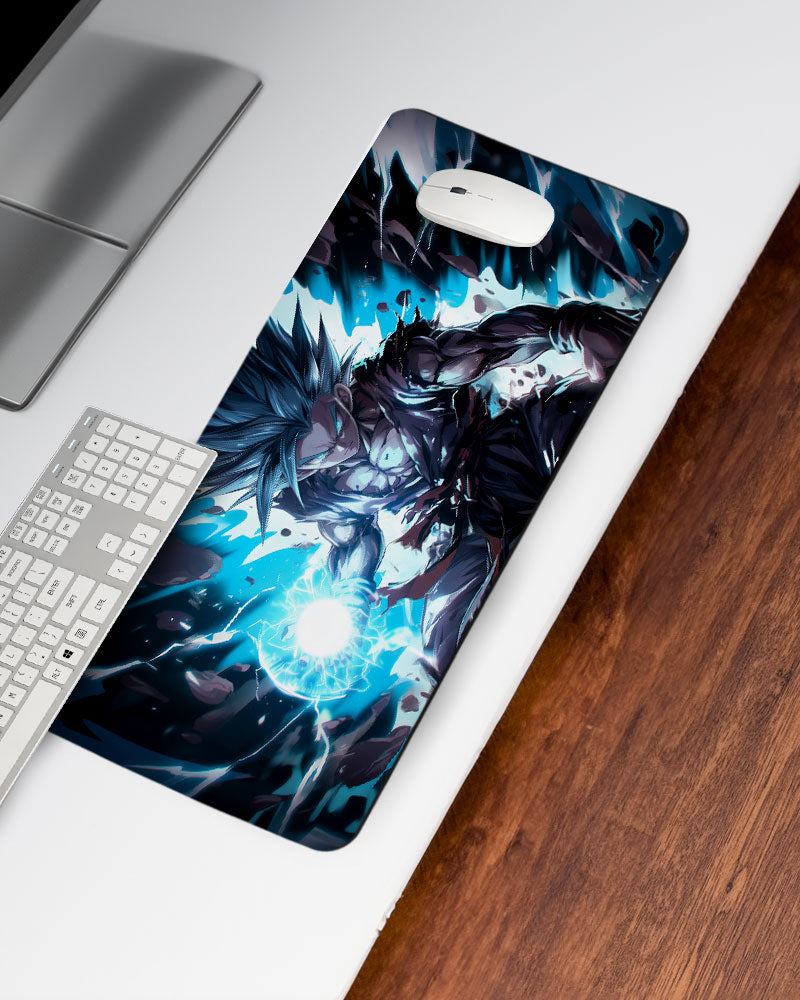The Saiyan's Divine Kamehameha Desk Mat