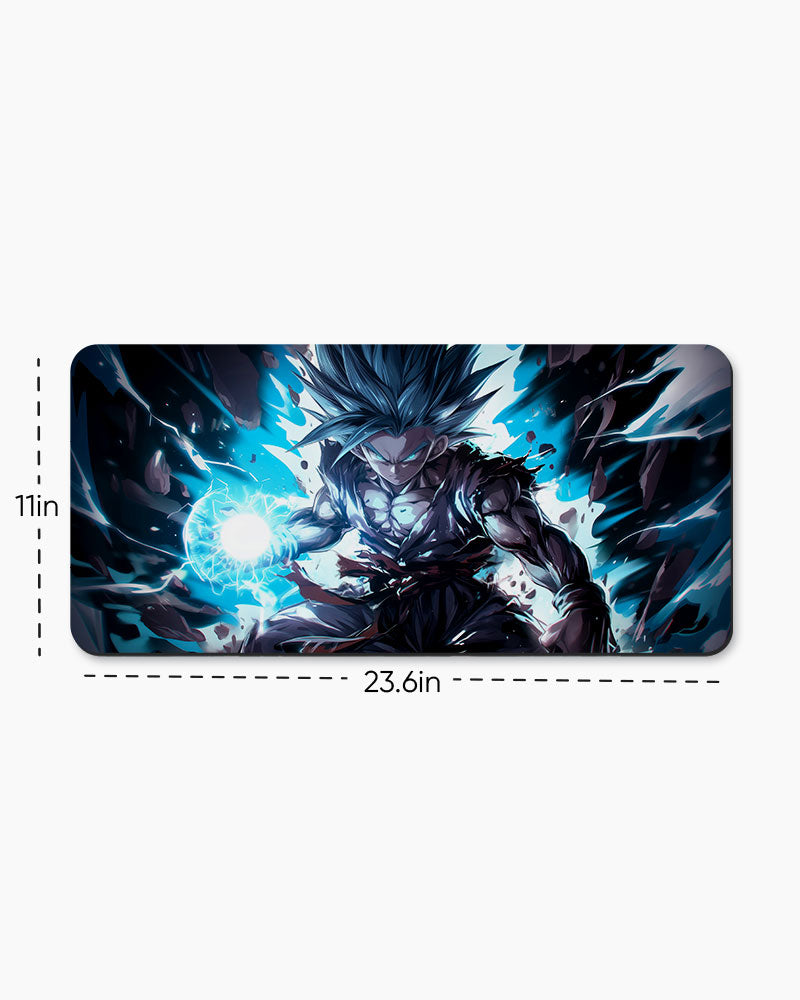 The Saiyan's Divine Kamehameha Desk Mat