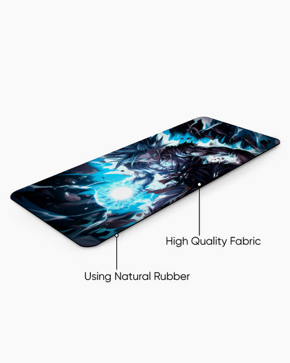 The Saiyan's Divine Kamehameha Desk Mat