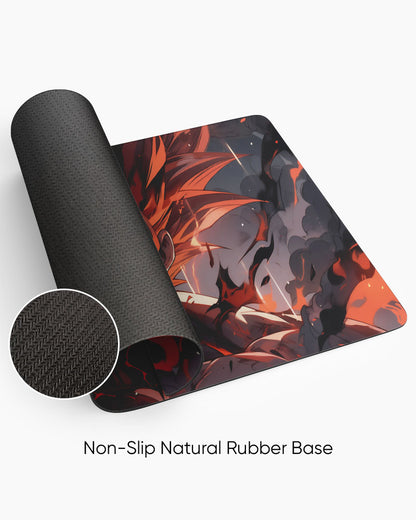Crimson Saiyan Desk Mat