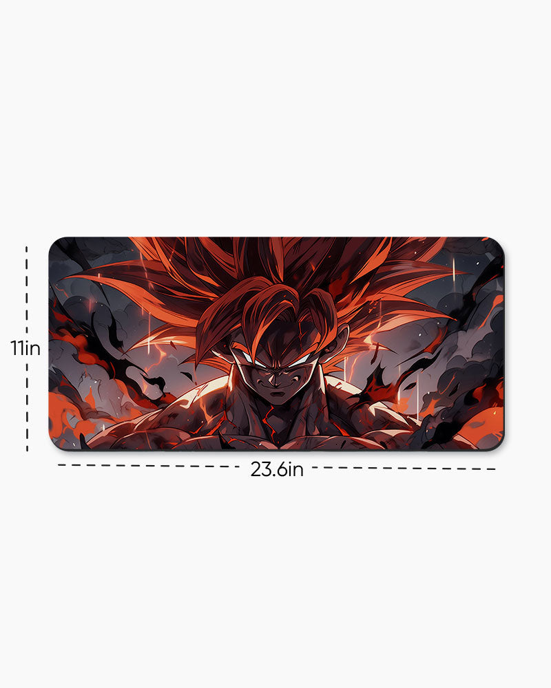 Crimson Saiyan Desk Mat