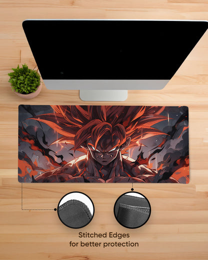 Crimson Saiyan Desk Mat