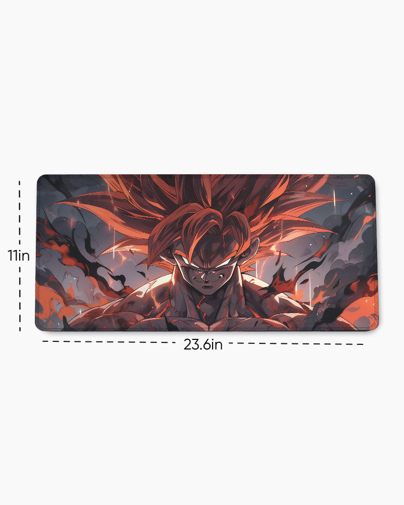 Crimson Saiyan Desk Mat