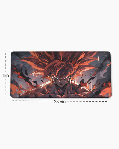 Crimson Saiyan Desk Mat