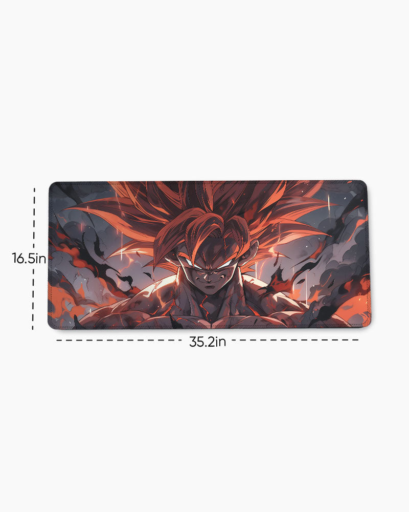 Crimson Saiyan Desk Mat