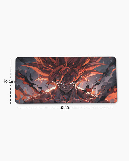 Crimson Saiyan Desk Mat