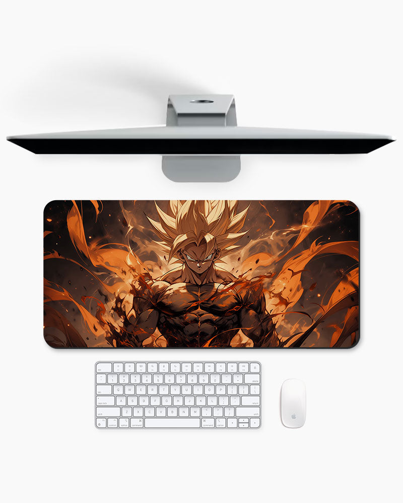 Golden Warrior Desk Mat