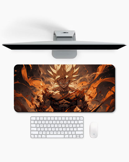 Golden Warrior Desk Mat