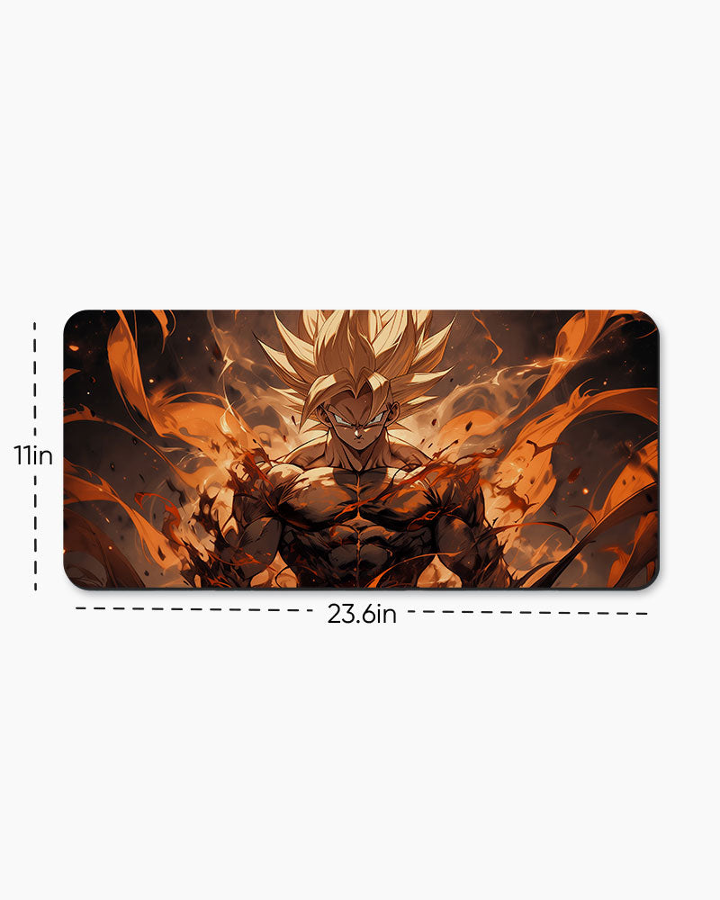 Golden Warrior Desk Mat