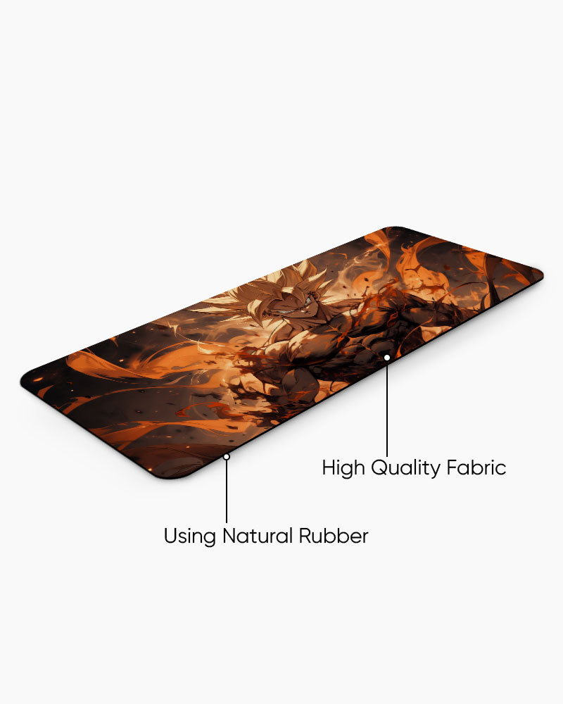 Golden Warrior Desk Mat