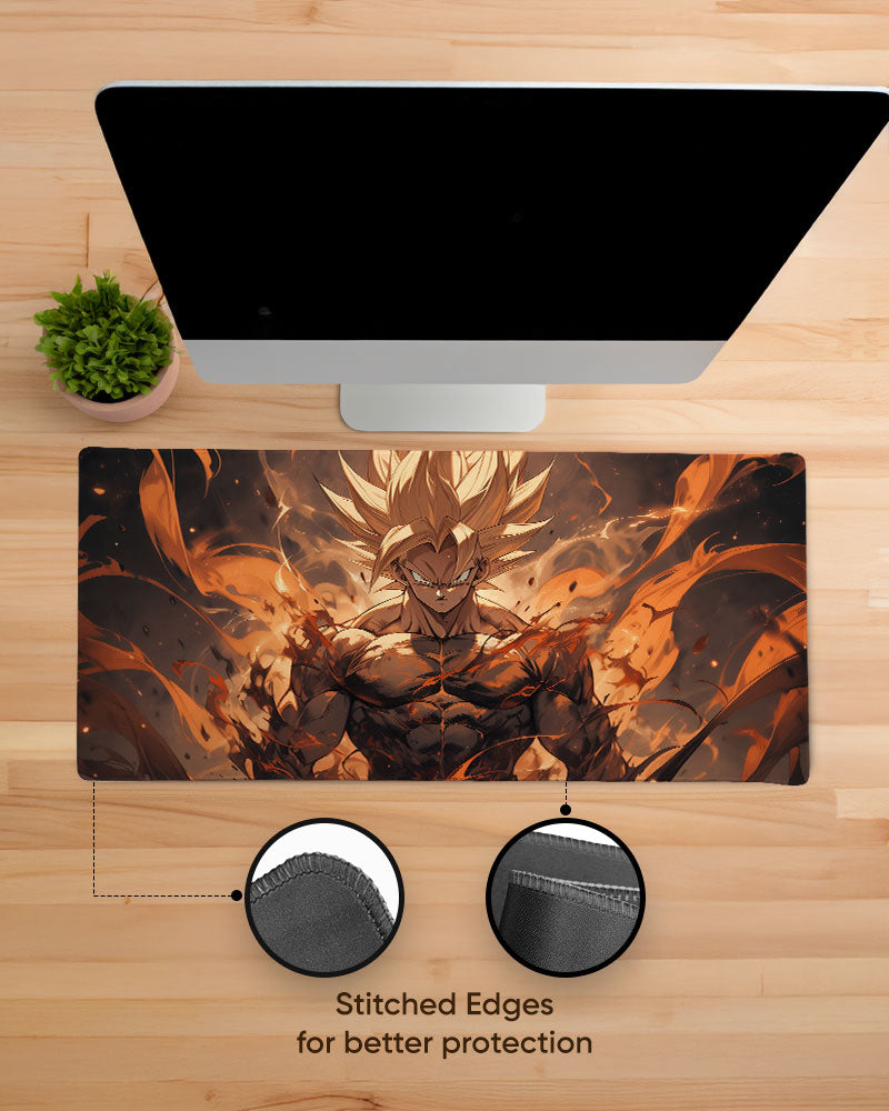 Golden Warrior Desk Mat